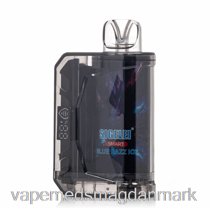Vape Væske Sigelei Smart Ac10000 Engangs Blå Razz Ice